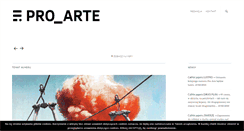 Desktop Screenshot of proarte.net.pl