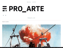 Tablet Screenshot of proarte.net.pl