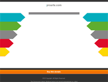 Tablet Screenshot of proarte.com